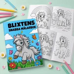 Blixtens målarpaket, 30 sidor