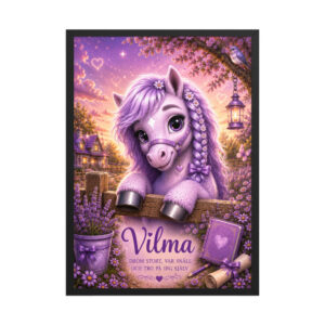 Inramad Poster – Vilma