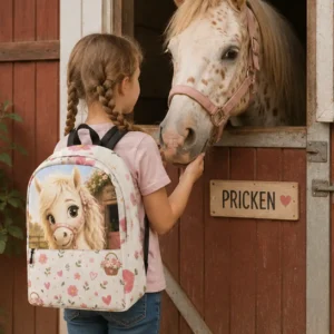 Ryggsäck – Stallkompisen Socker 🌸🐴