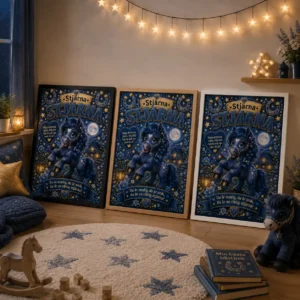 Inramad poster – Stallkompisen Stjärna